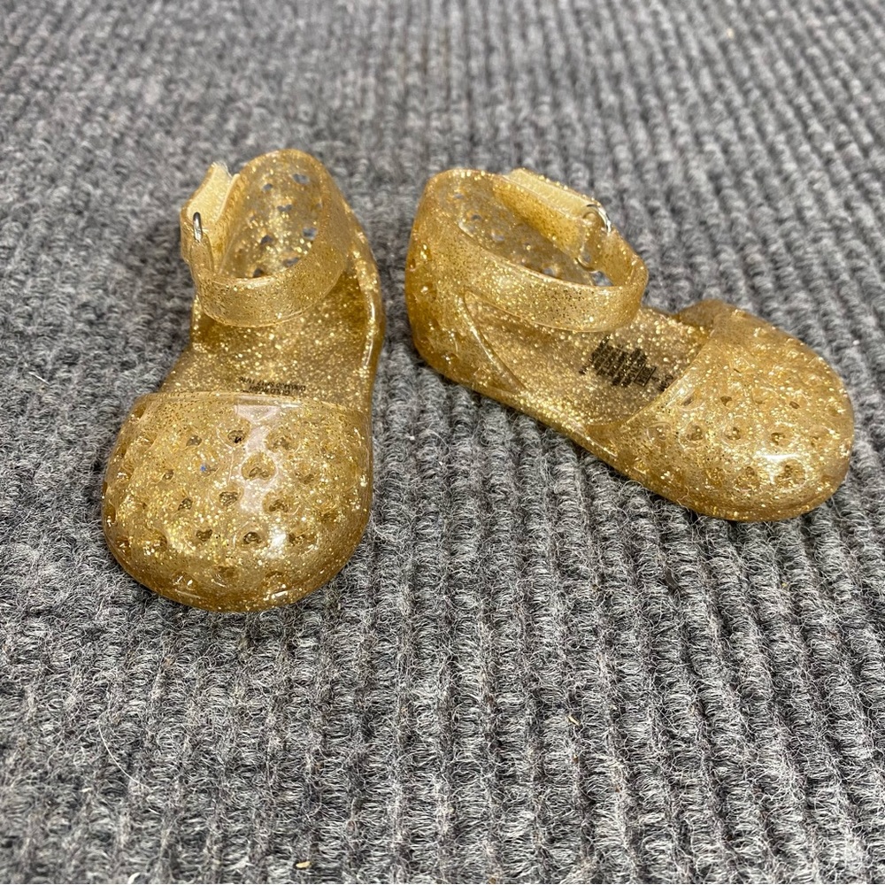 Gold Rush Glitter Jellies Size 0-3 Months